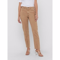 ONLY Emily High Waist Regular Fit Jeans Toasted Coconut